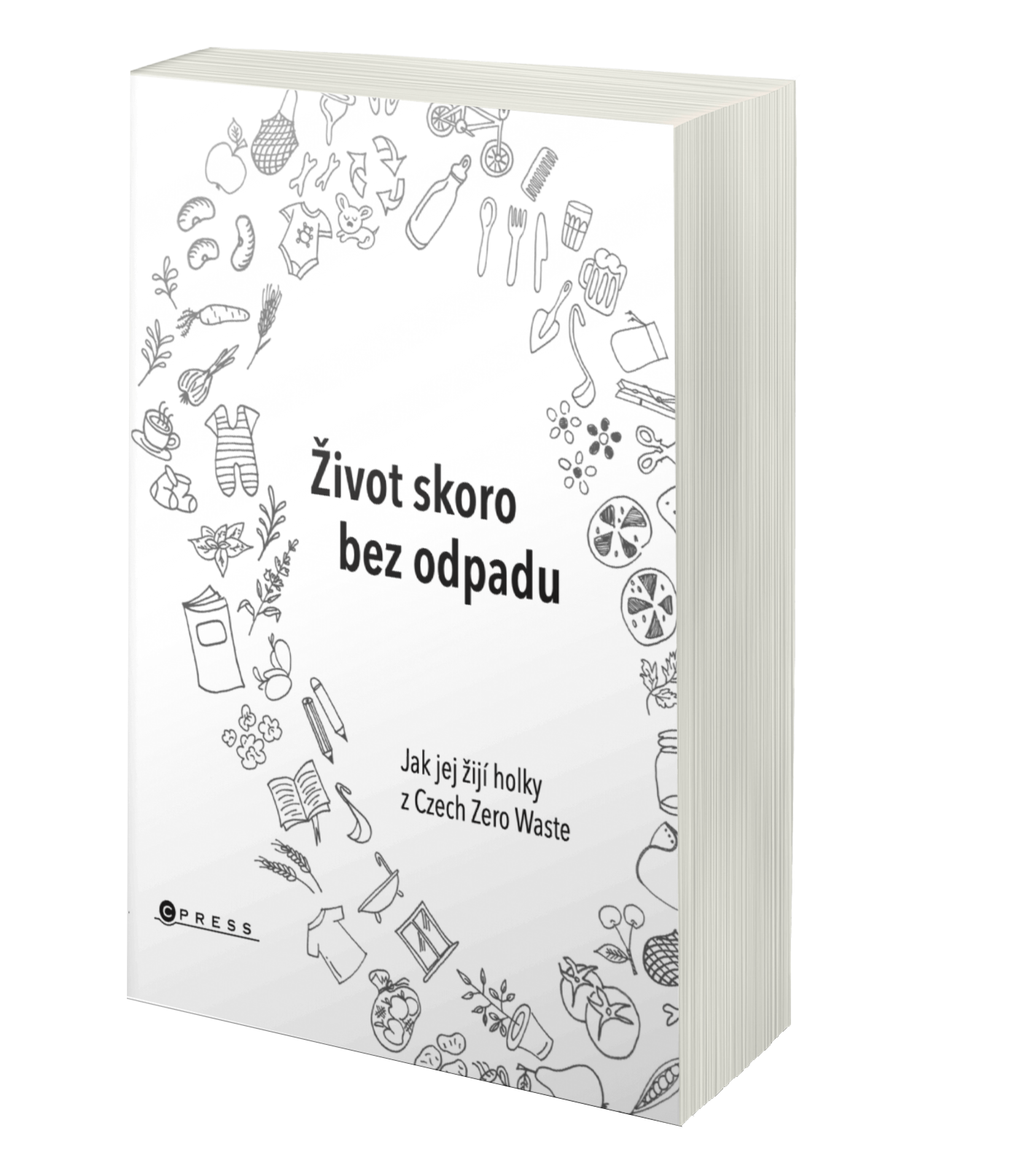3D book cover - Život skoro bez odpadu